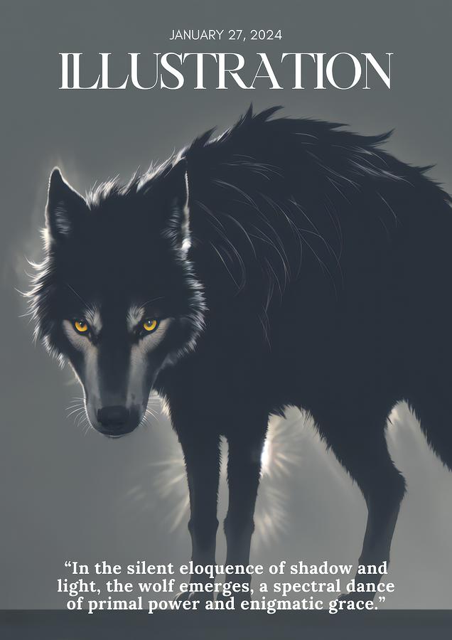 The Wolf Emerges Digital Art by Samuel HUYNH The Wolf Emerges Digital Art by Samuel HUYNH