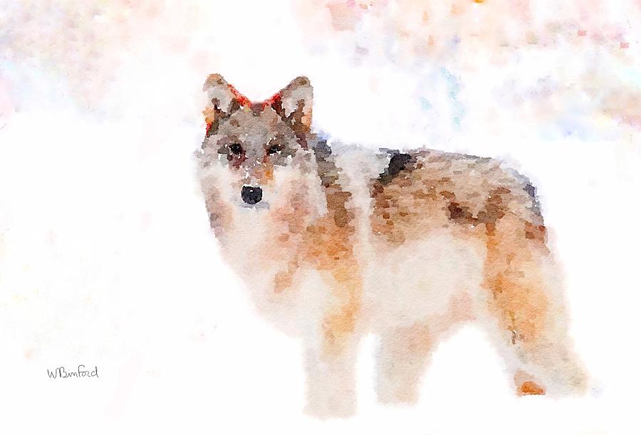 The Wolf Painting by Wade Binford