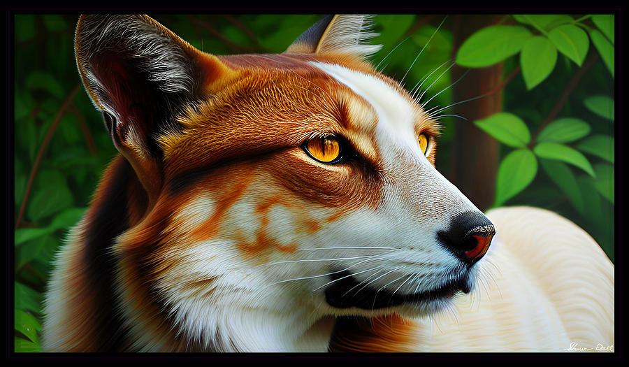 The Wolgar - Wolf Cougar Fusion Digital Art by Shawn Dall