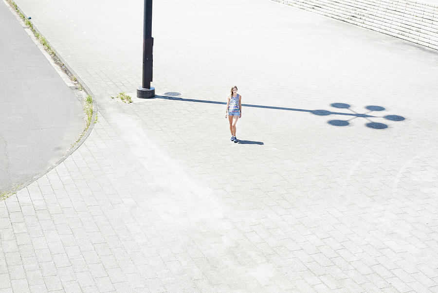 The woman who walks the park Photograph by Yusuke Nishizawa