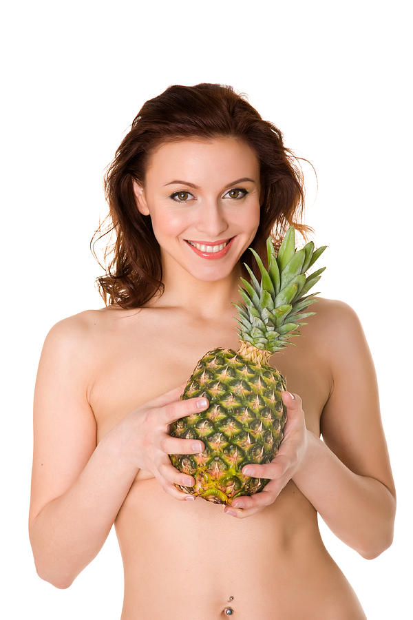 The woman with pineapple. Photograph by 97