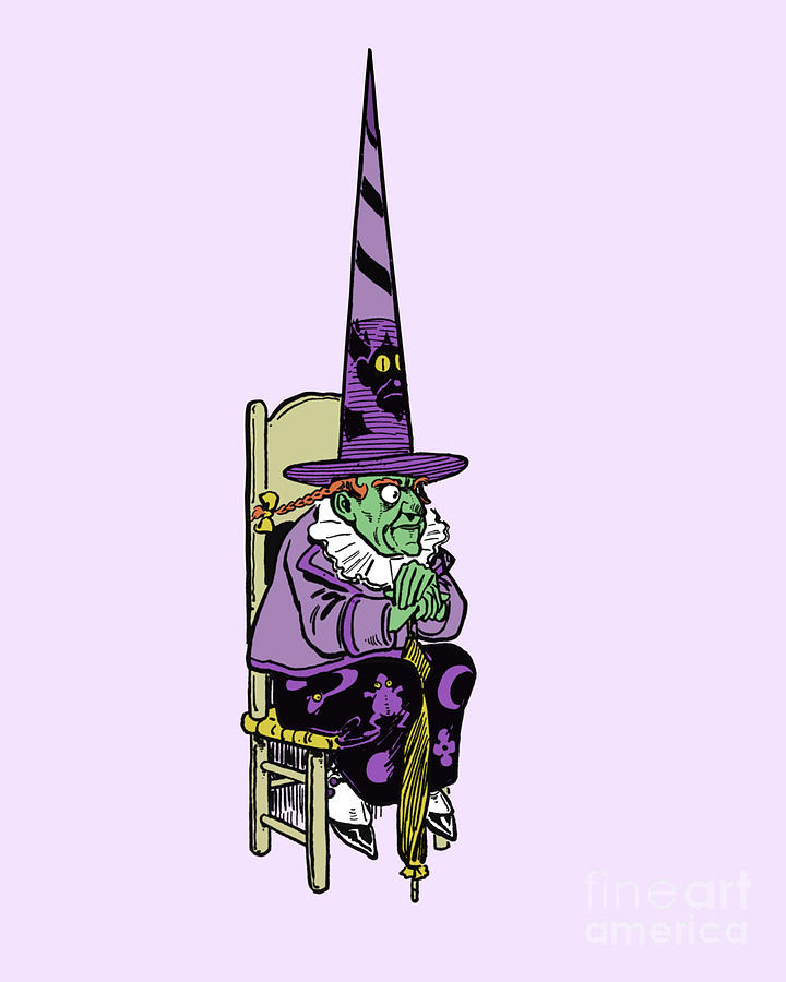 Halloween Digital Art - The wonderful wizard of oz The Wicked Witch of the West by Madame Memento