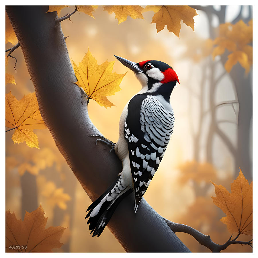 The Woodpecker Digital Art