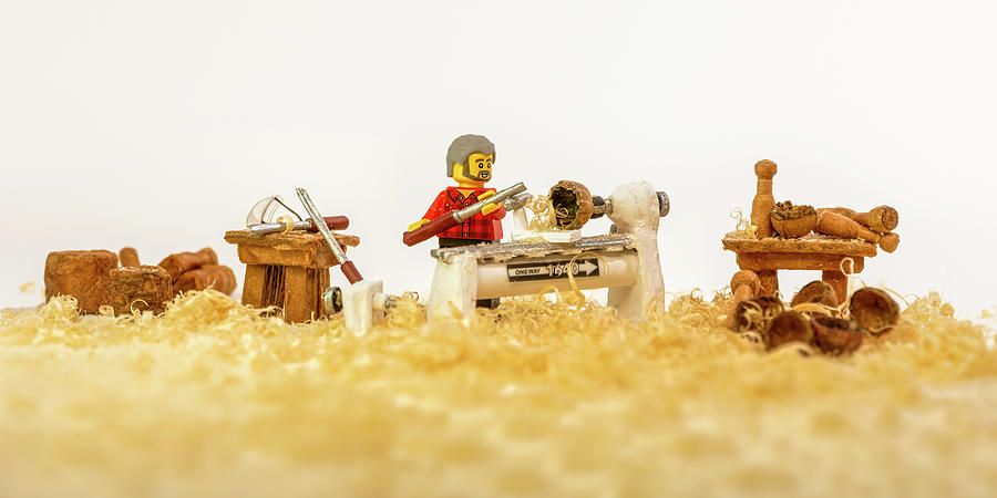 Toy Photograph - The Woodturner No. 1 by Irwin Seidman