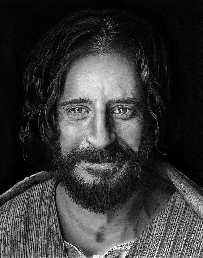 Jesus Christ Drawing - The Word by Bobby Shaw