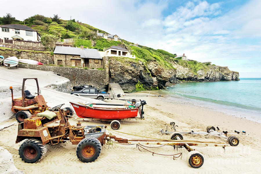 Boat Photograph - The Workhorses of St Agnes by Terri Waters