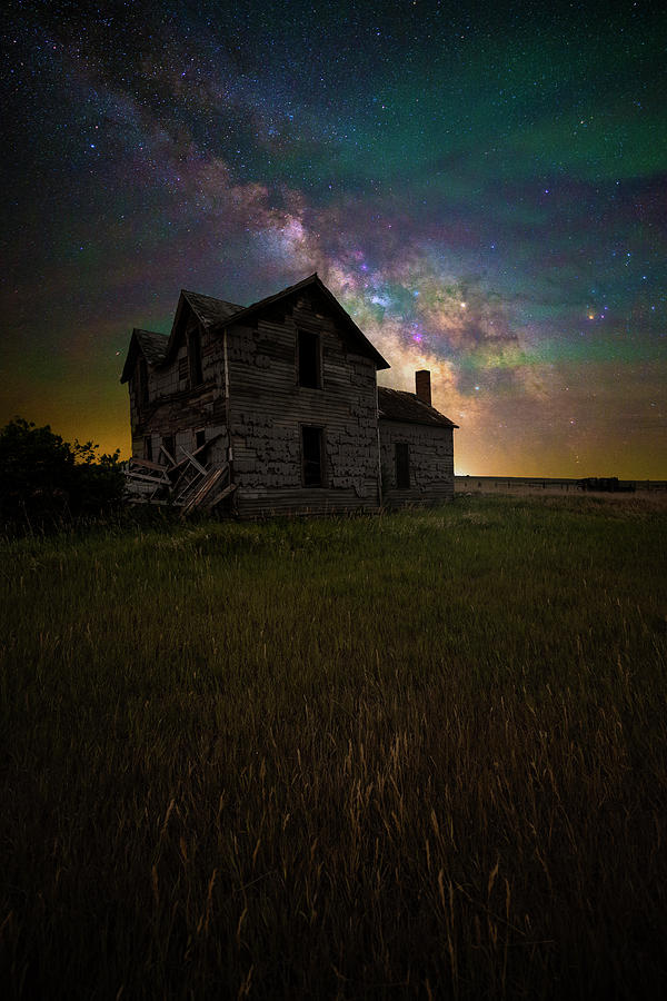 Dark Places Photograph - The World I Know by Aaron J Groen