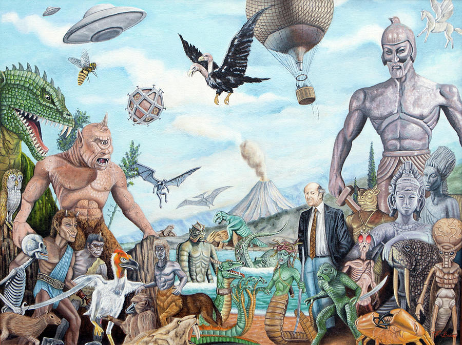 The World Of Ray Harryhausen Painting by Tony Banos