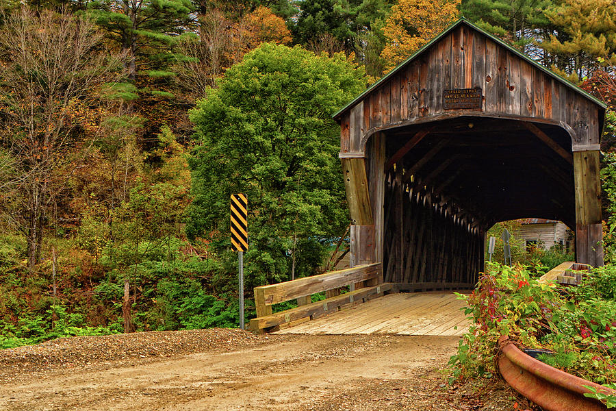 The Worral Covered Bridge Photograph by Mike Martin