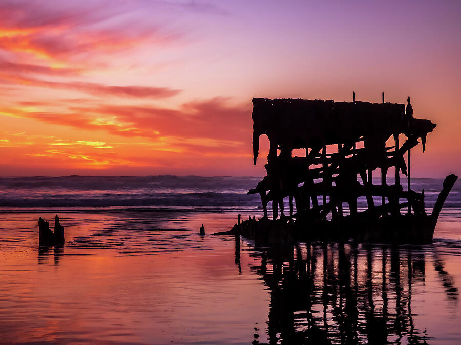 The Wreck of the Peter Iredale Photograph by Dianne Milliard