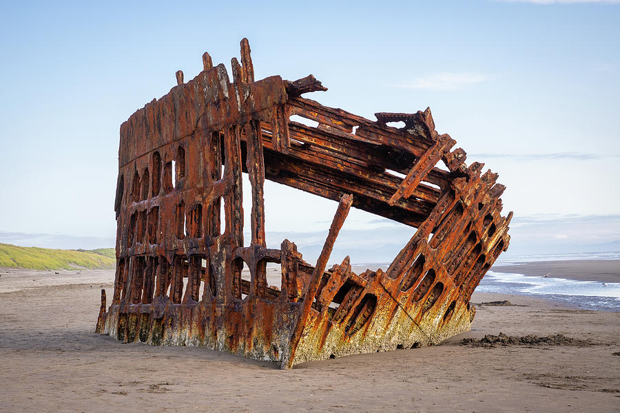 The Wreck of the Peter Iredale Photograph by Gerri Bigler