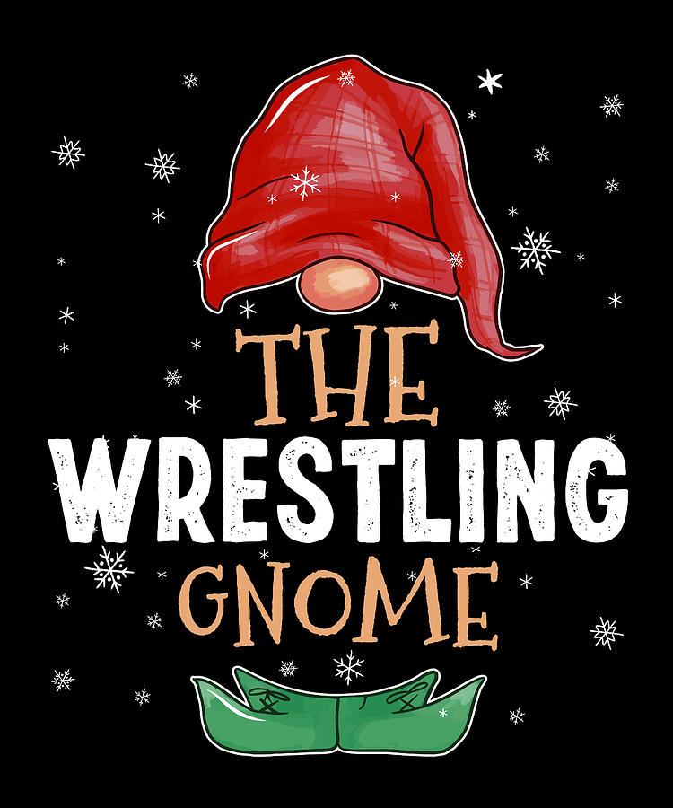 The Wrestling Gnome Family Matching Christmas Outfit 2022 Digital Art ...