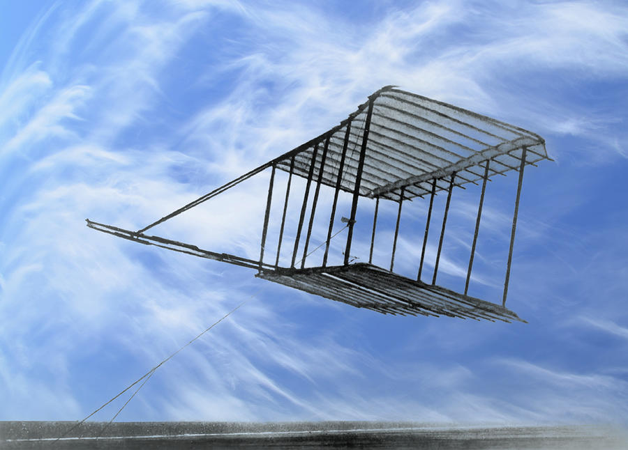The Wright Brother Glider Blue Skies Photograph by Digital Reproductions