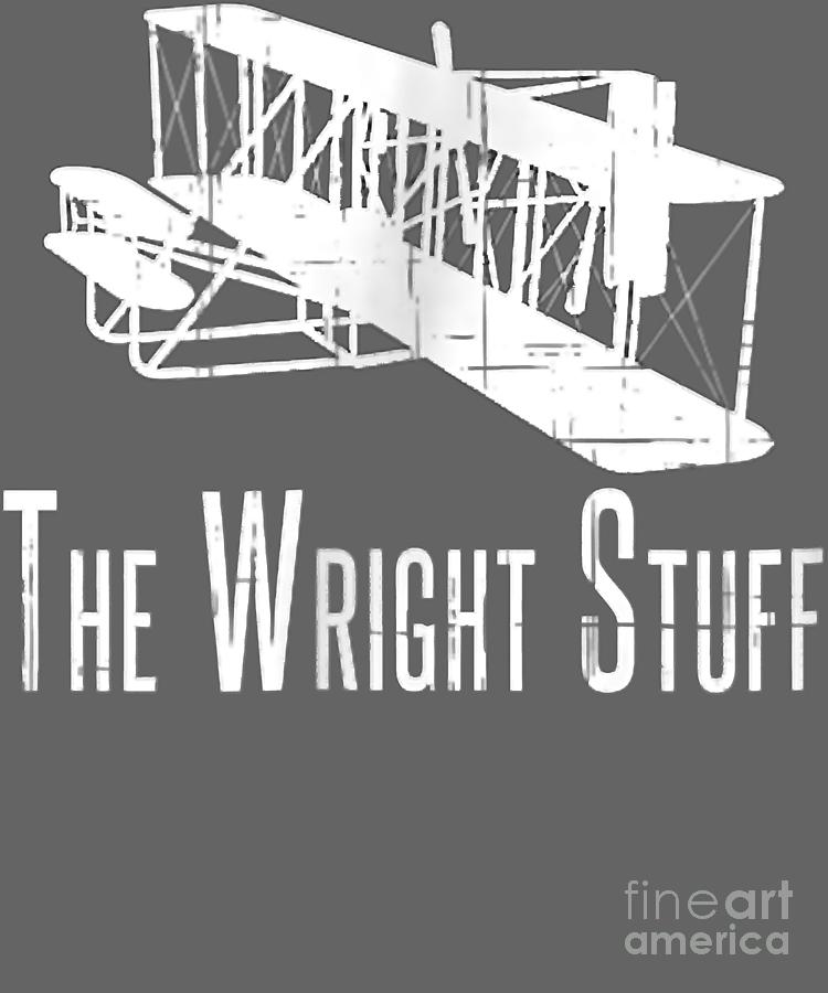 The Wright Wright Flyer General Aviation Pilot Digital Art by Deriyah