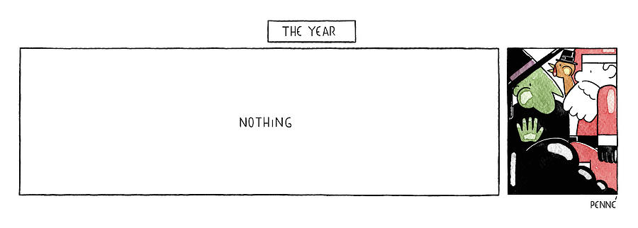 The Year Drawing by Jorge Penne