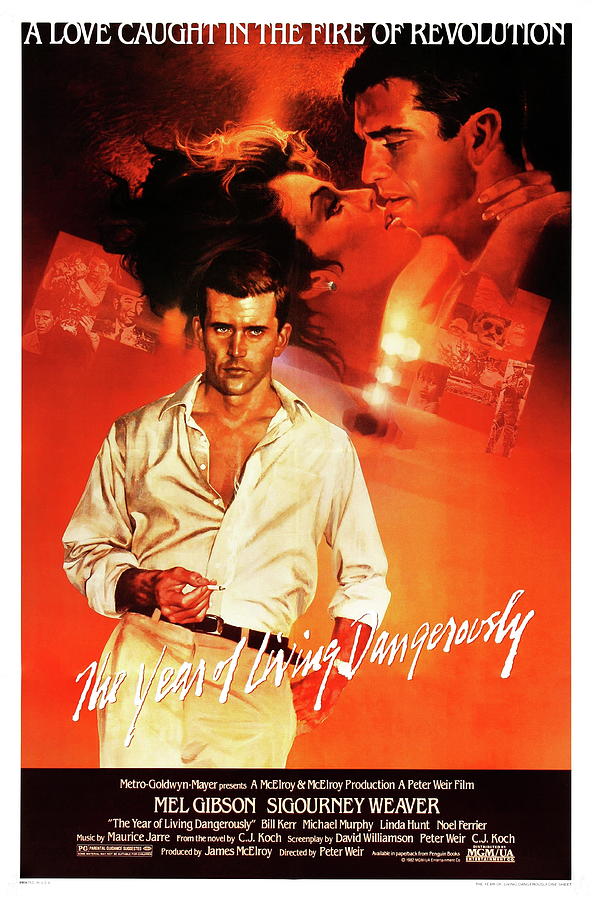 The Year of Living Dangerously, 1982 - art by Robert Peak Mixed Media by Movie World Posters