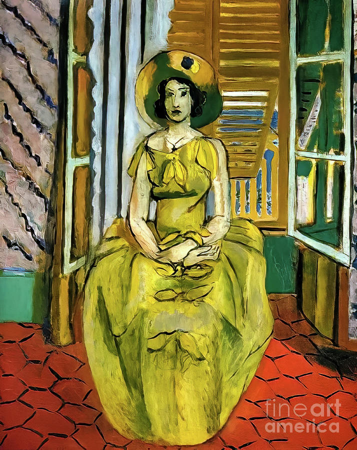 The Yellow Dress by Henri Matisse 1931 Painting by Henri Matisse
