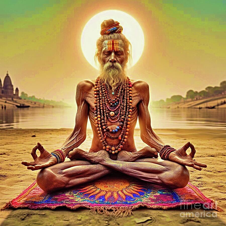 The Yogi Man Digital Art by Walter Neal - Fine Art America