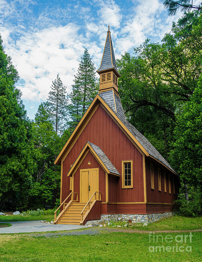 The Yosemite Valley Chapel Photograph by Nick Zelinsky Jr
