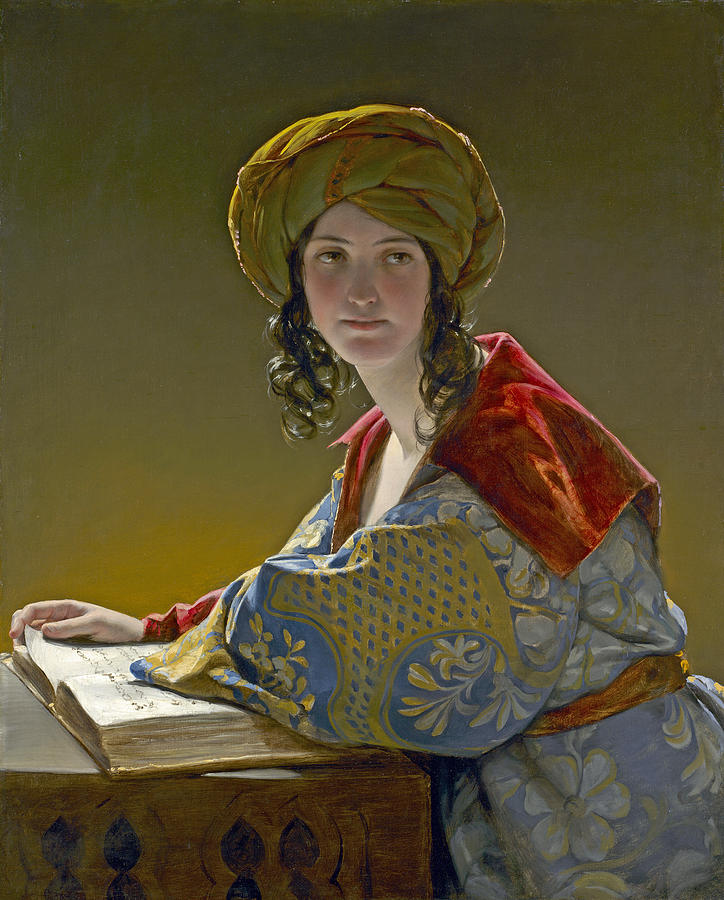 The Young Eastern Woman Painting by Friedrich von Amerling