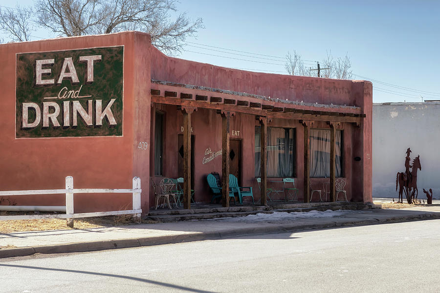 The Yucca Bar - Carrizozo NM Photograph by Susan Rissi Tregoning