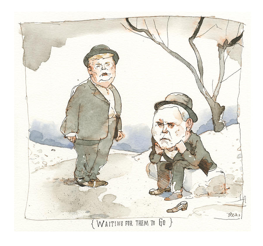 Theatre of the Absurd Painting by Barry Blitt