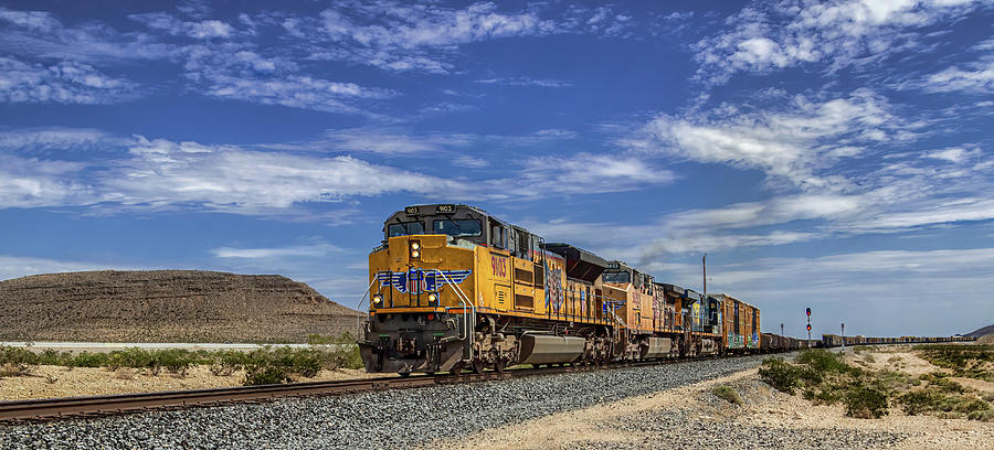 Theeee Union Pacific Railroad Photograph by Michael W Rogers