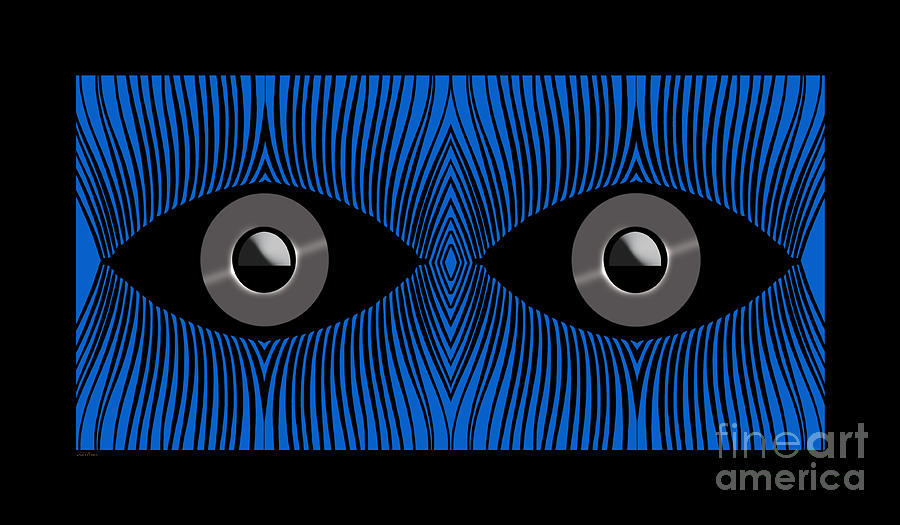 Their Eyes 2 Digital Art by Mehran Akhzari