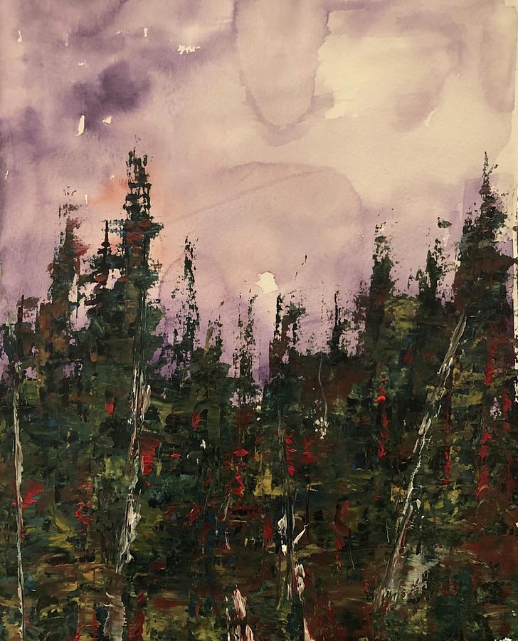 TheLeftover Woods Painting by Desmond Raymond