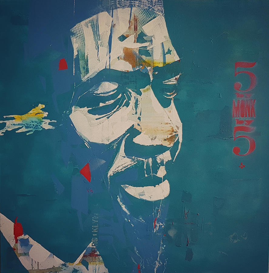 Jazz Painting - Thelonious Monk by Paul Lovering
