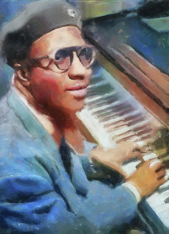 Jazz Painting - Thelonious Monk by Dan Sproul