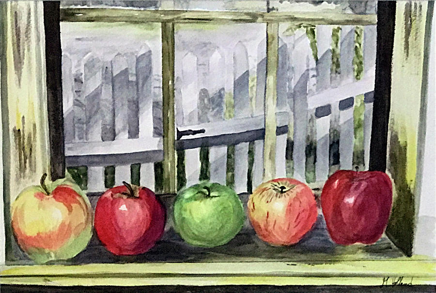 An apple a day Painting by Genevieve Holland