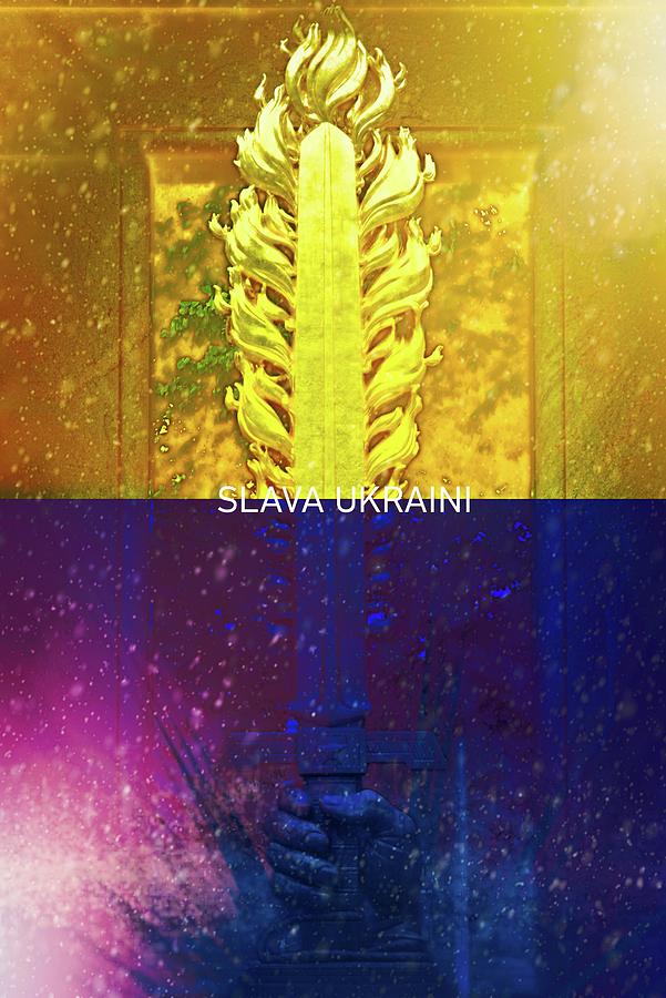 Slava Ukraini outlet Acrylic Prints