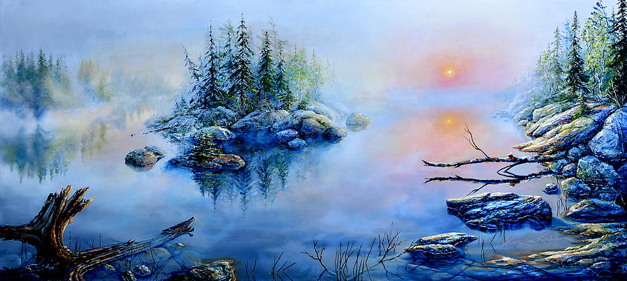 Nature Painting - Then Sings My Soul by Hanne Lore Koehler
