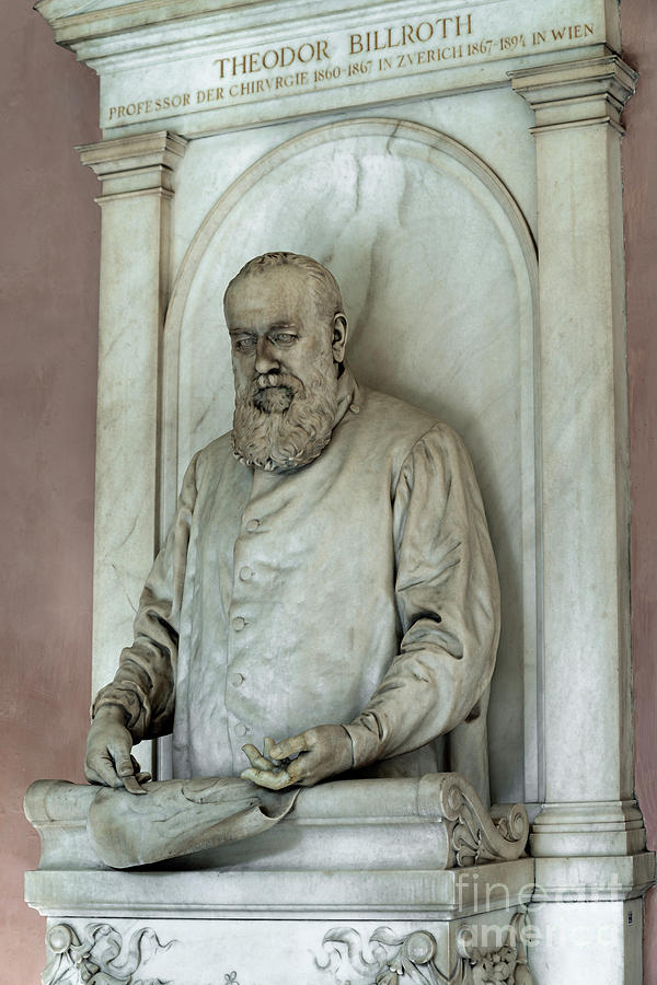 Theodor Billroth Statue - Vienna Photograph