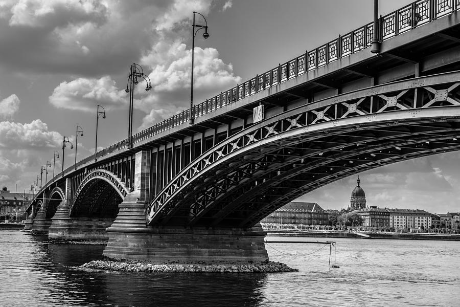 Theodor-Heuss-Bridge Photograph by Denny K