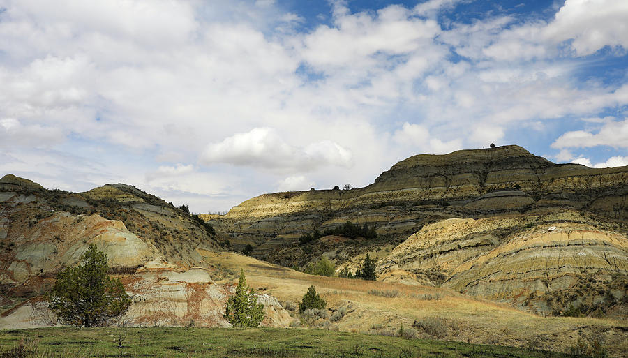Theodore Roosevelt National Park Butte Landscape Photograph by Dan Sproul