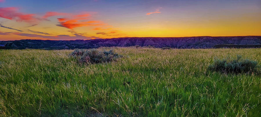 Theodore Roosevelt National Park Sunset Photograph
