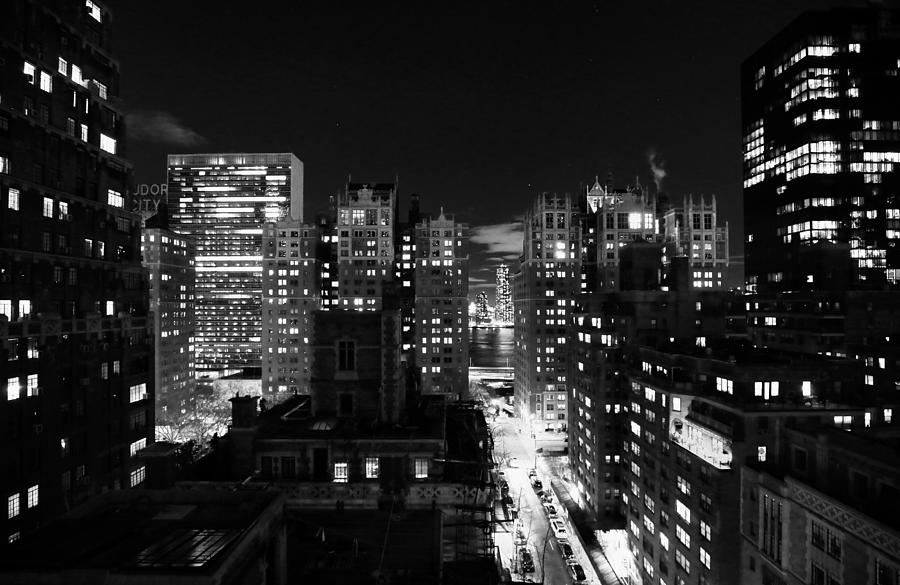 There are eight million stories in the Naked City - A Tudor City Nightscape Photograph by Steve Ember