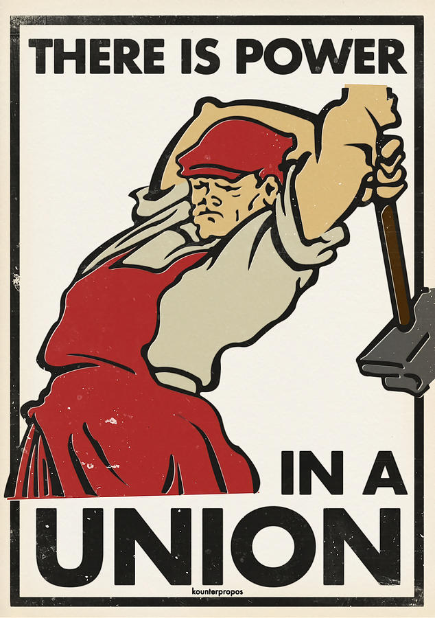There is power in a union vector recreation painting by lee jordan pixels