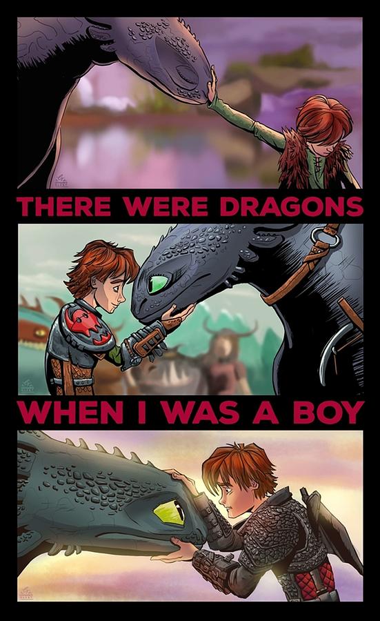 There Were Dragons When I Was a Boy Digital Art by Gary Zalatan - Fine ...