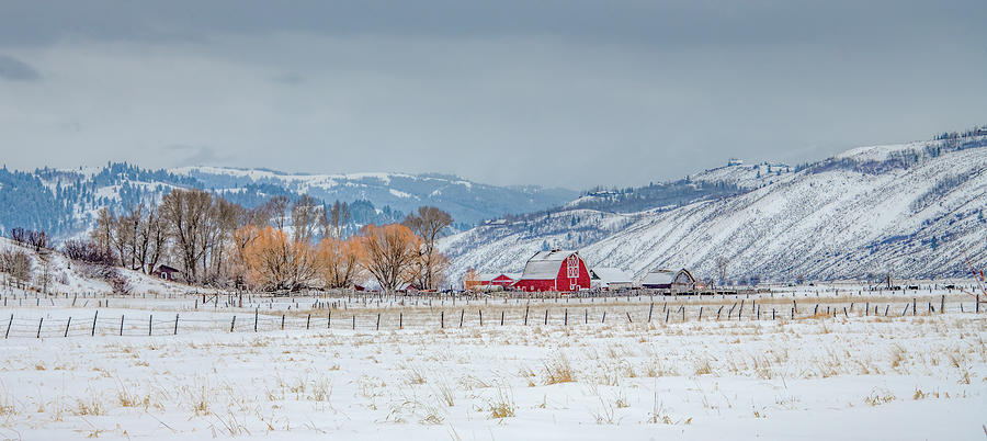 Theres Just Something About Wyoming, A Panorama Photograph by Marcy Wielfaert