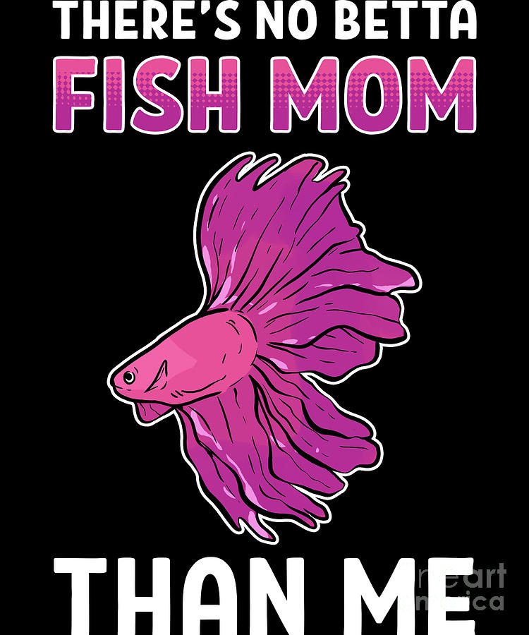 Fish Tank There is no Betta Fish Mom than me Aquarium Throw Pillow 