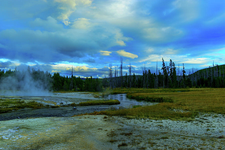 Thermal Pools In Yellowstone Photograph