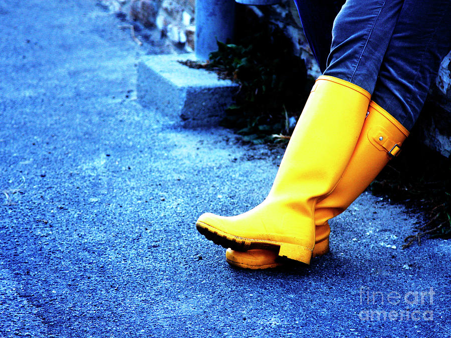 These Boots Were Made for Puddles Photograph by Rick Locke - Out of the Corner of My Eye