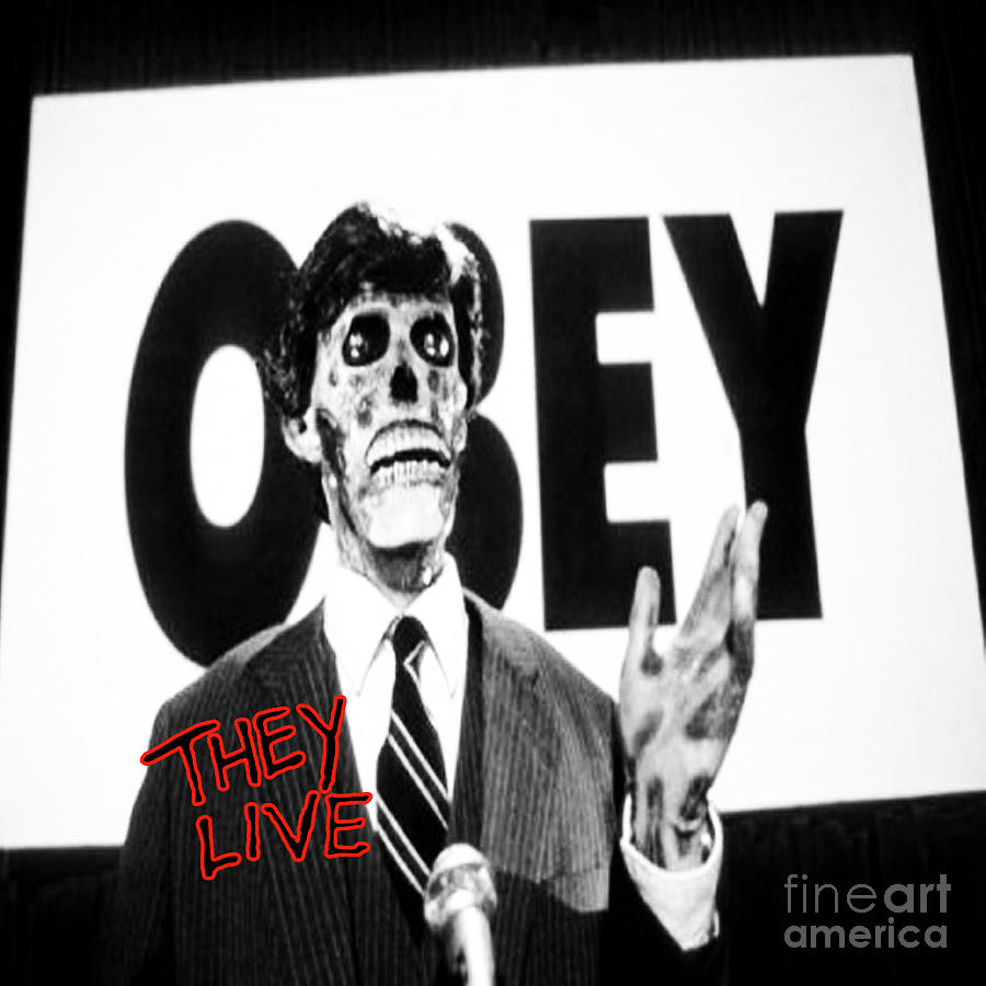 They Live Covid Face Mask - President Photograph by Aloha Art