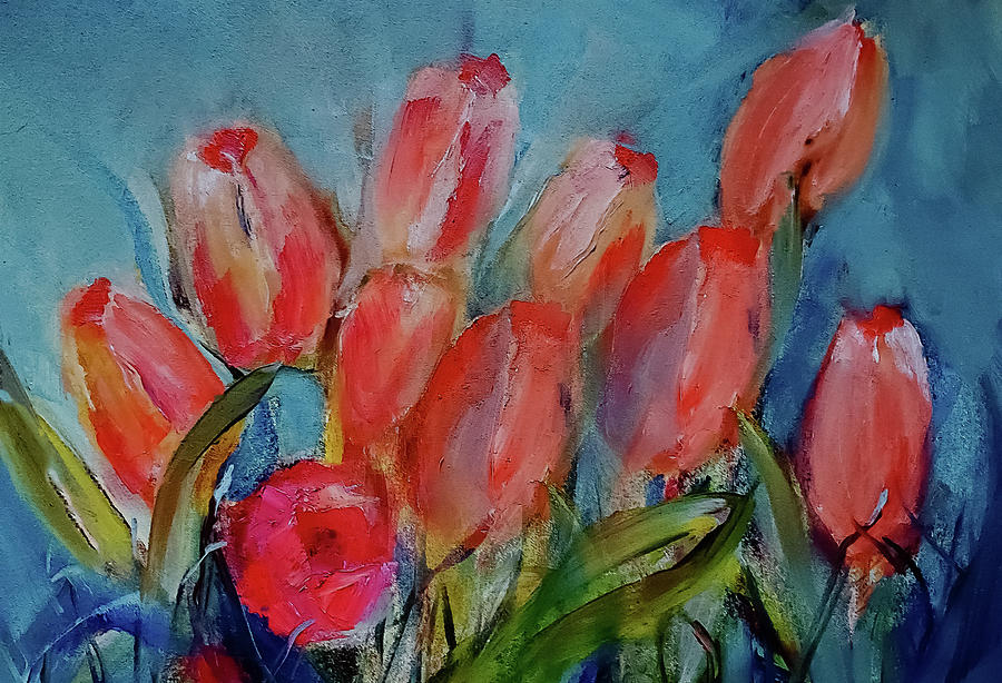 They Will Bloom Soon Painting by Lisa Kaiser