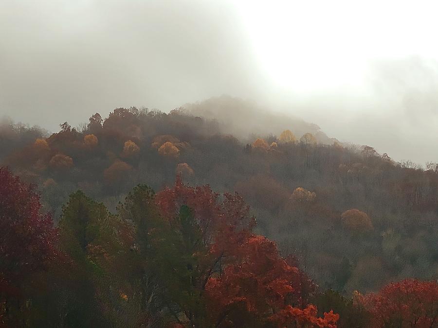 Thick Fog In The Mountains Photograph