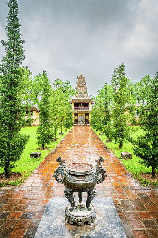 Thien Mu Pagoda Photograph by Alexey Stiop