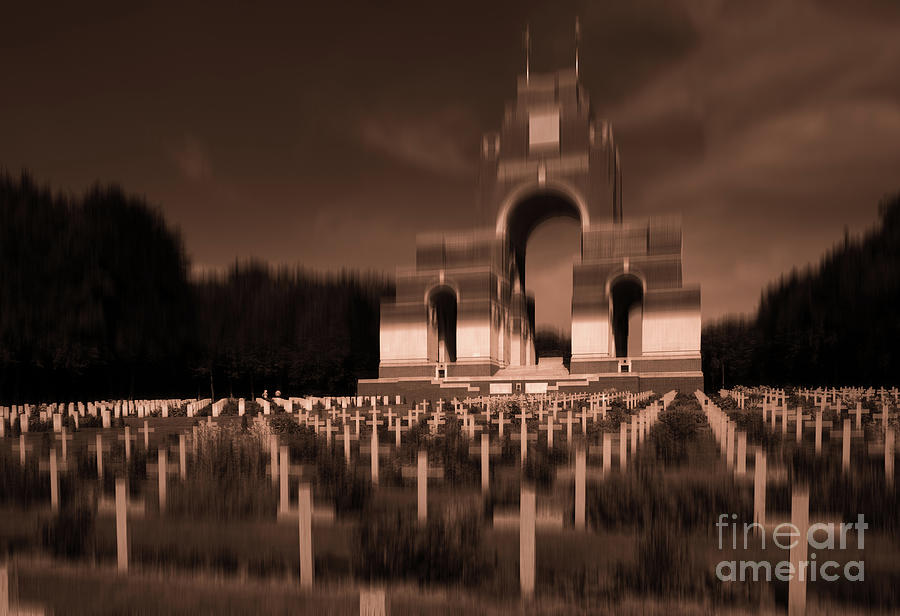 Thiepval Memorial to the Missing of the Somme Photograph by Peter Noyce